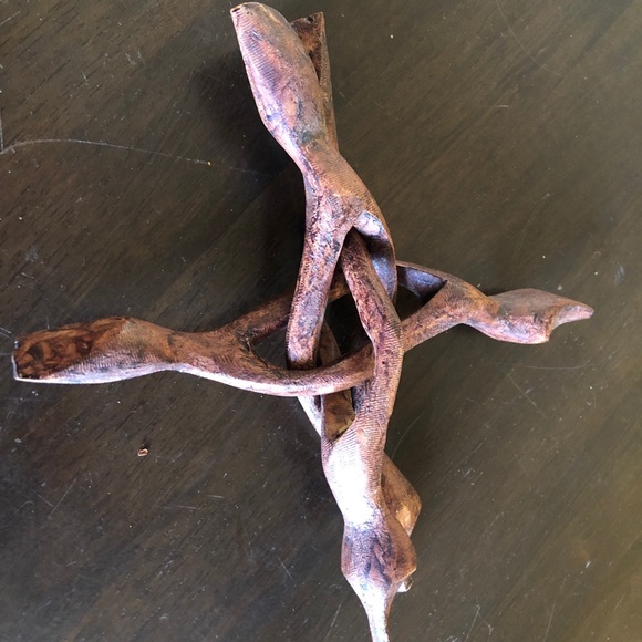 Abstract Art Bowl Stand from the '70's - Picture 9 of 9